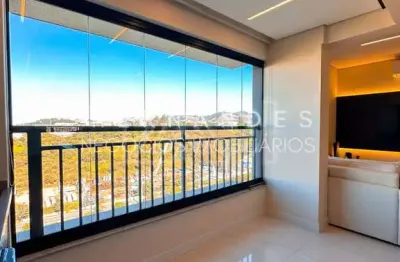 Apartamento à venda em alphaville centro, 1 quartos, 1 suite, 3 salas e 2 vagas