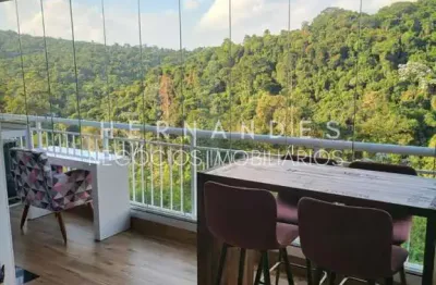 Studio mobiliado no tamboré: 1 quarto, 1 suíte, vista para mata, 50m².