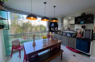 Apartamento à venda em santana de parnaíba - tamboré, 3 quartos, 1 suíte, 122m², 2 vagas de garagem