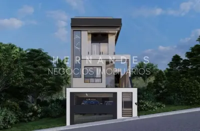 Casa de luxo em condomínio na Fazendinha Santana de Parnaíba-SP: 4 quartos, 4 suítes, 6 banheiros, 6 vagas - 208m².