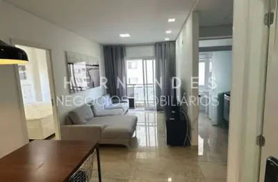 Apartamento para locação em alphaville! 1 quarto, 1 suíte, 2 salas, 1 vaga, 49m²