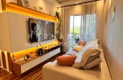 Apartamento à venda em Barueri-SP, Recreio Cachoeira: 2 quartos, 1 suíte, 1 sala, 2 banheiros, 1 vaga, 59m². Venha conferir!