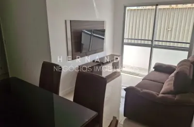 Edifício Garden Hill mobiliado de 65m² com 2domr e 1 vaga em alphaville