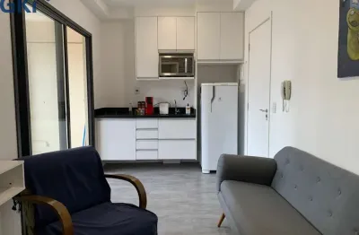 Apartamento 32 m², prédio novo, 01 suíte, varanda,01 vaga,lazer, próximo ao metrô faria lima