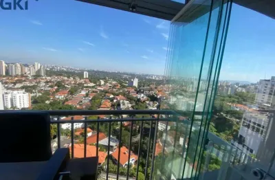 Cobertura duplex com 74 m², vista única ,1 suíte,01 vaga,reformada, moderna, mobiliada