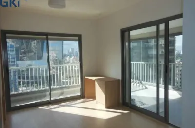 Studio faria lima/pinheiros: 44m², varanda, lazer e conforto.