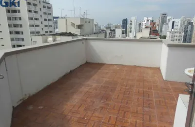 Campo belo, cobertura duplex com 2 dormitórios, 2 banheiros, terraço e muita privacidade