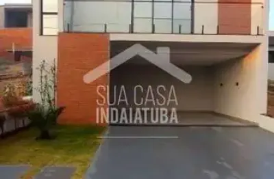 Casa com 3 dormitórios sendo 1 suíte no park gran reserve - indaiatuba