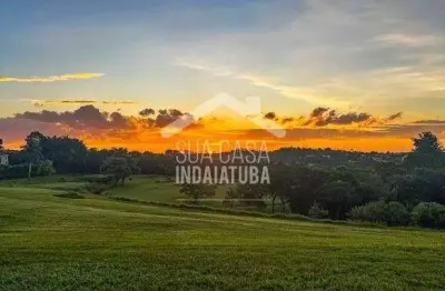 Terreno de 420m² funda para a mata no condomínio village prado - indaiatuba/sp