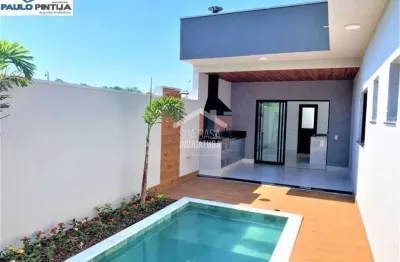 Linda casa térrea com 3 suítes sendo 1 com closet no park gran reserve - indaiatuba