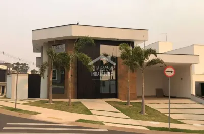 Casa térrea com 3 suítes e escritório no condomínio residencial viena - indaiatuba