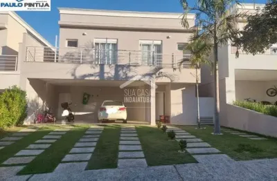 Sobrado com 4 suítes e piscina aquecida no condomínio panorama residência - indaiatuba/sp