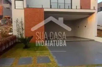 Casa com 3 dormitórios sendo 1 suíte no park gran reserve - indaiatuba