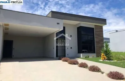 Casa térrea com 3 suítes e piscina no condomínio residencial dona lucilla - indaiatuba/sp