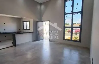 Casa térrea com 3 suítes no condomínio mantova - indaiatuba/sp