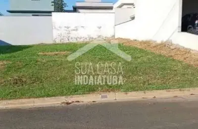 Terreno plano com 305m² no condomínio piemonte - indaiatuba/sp