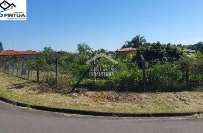 Lindo terreno de esquina na rua Principal do Condomínio Terras de Itaici