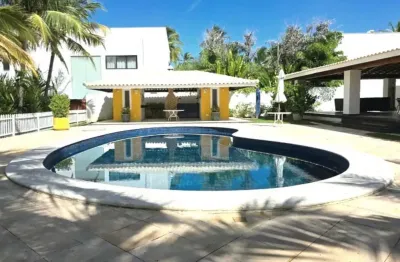 Casa em condomínio fechado com 5 quartos à venda na avenida rio joanes, praia de busca vida, camaçari, 472 m2 por r$ 4.500.000