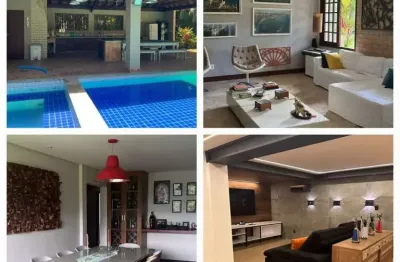 Casa em condomínio fechado com 5 quartos à venda na rodovia ba-099 - estrada do côco km 13, abrantes, camaçari, 850 m2 por r$ 3.900.000