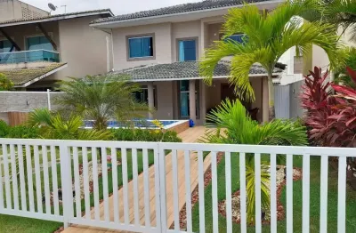 Casa em condomínio fechado com 3 quartos à venda na alameda das palmeiras, abrantes, camaçari, 139 m2 por r$ 980.000