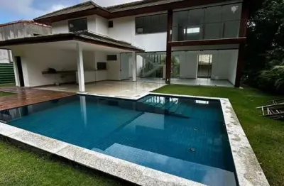 Casa em condomínio fechado com 5 quartos à venda na rua do sabiá, centro, mata de são joão, 360 m2 por r$ 2.787.500