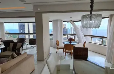 Apartamento com 5 quartos à venda na rua professor clementino fraga, 198, ondina, salvador, 312 m2 por r$ 3.400.000