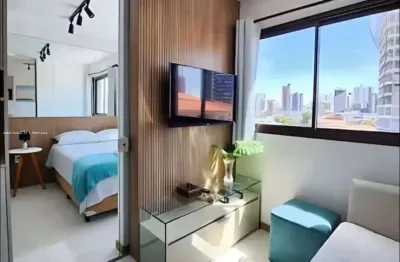 Apartamento com 1 quarto à venda na alameda das cajazeiras, 1, caminho das árvores, salvador, 25 m2 por r$ 330.000