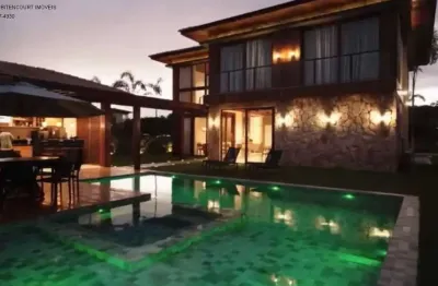 Casa em condomínio fechado com 5 quartos à venda na condomínio praia bella, praia do forte, mata de são joão, 400 m2 por r$ 6.000.000