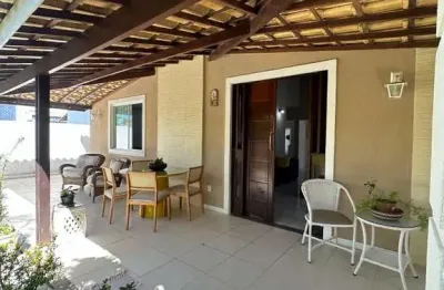 Casa em condomínio fechado com 3 quartos à venda na estrada do flamengo, stella maris, salvador, 150 m2 por r$ 1.100.000