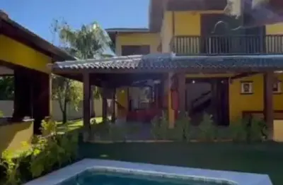 Casa em condomínio fechado com 5 quartos à venda na Praia da Espera, Condomínio Enseada da Praia da Espera, Itacimirim, Camaçari, 450 m2 por R$ 2.390.000