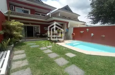 Casa em condomínio para venda em rio de janeiro, freguesia (jacarepaguá), 4 dormitórios, 3 suítes, 4 banheiros, 3 vagas