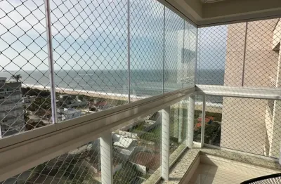 Vista mar. excelente apartamento, semi mobiliado com ampla área de lazer