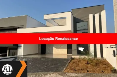 Ótima casa para locação e venda no condomínio renaissance em sorocaba com 198 m2 de área ac com 3 suítes, armários modulados, piscina, escritório.