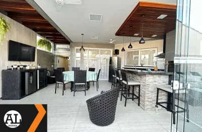 Linda casa à venda com 3 suítes sendo uma master com closet e hydro  260 m2 no condomínio chácara ondina em sorocaba sp e com piscina aquecida