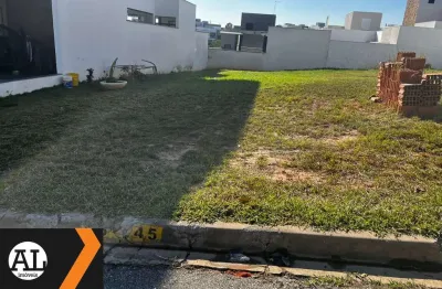 Ótimo terreno plano á venda no condomínio ibiti reserva em sorocaba com 250 m2 alguns metros  portaria em um condomínio com lazer total e um belo lago
