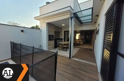 Lindíssima casa térrea com piscina e móveis planejados à venda no condomínio terras de são francisco sorocaba  sp terreno 180 m 2