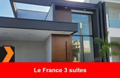 Excelente oportunidade! casa térrea à venda no condomínio le france, com uma localização privilegiada