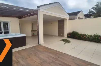 Casa térrea para locação ou venda no condomínio residencial villa bella com 3 quartos sendo uma suíte bela área gourmet com  jcuzzi e hidromassagem.