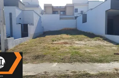 Terreno à venda no condomínio terras de são francisco em sorocaba com 168,00 m2, totalmente plano.