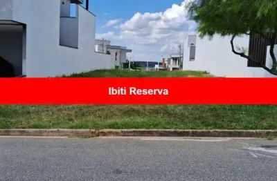 Terreno à venda no condomínio ibiti reserva em sorocaba com 250m2 sendo 10x25 leve aclive condomínio bem localizado com infraestrutura de clube.