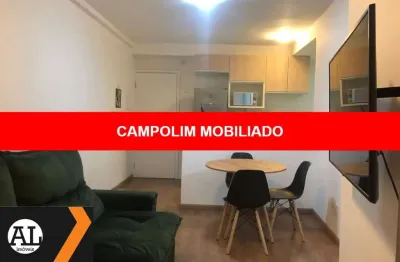 Ótimo apartamento mobiliado para locação no condomínio alpha club, há 1km do shopping iguatemi com lazer completo.