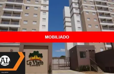 Apartamento para locação mobiliado, no condomínio la vista, no bairro guadalajara com 3 quartos sendo 1 suíte com 88 m2