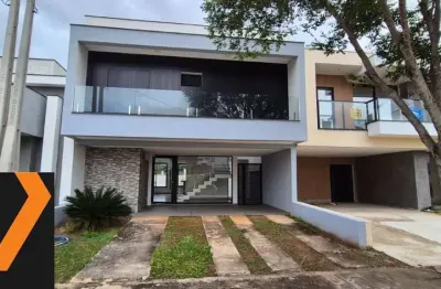Casa sobrado para locação no Condomínio Terras de São Francisco em Sorocaba, localizado a apenas 3 km da Rodovia Castelo Branco