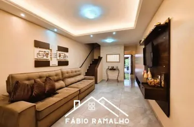 Sobrado à venda no jardim luso, com 3 dormitórios, espaço gourmet, e uma vaga.