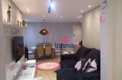 Apartamento com 2 dormitórios à venda, 68 m² por r$ 565.000,00 - jardim flor da montanha - guarulhos/sp