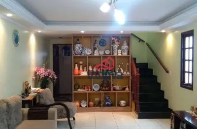 Sobrado com 3 dormitórios à venda, 284 m² por r$ 850.000,00 - parque continental i - guarulhos/sp