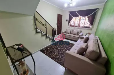 Sobrado com 3 dormitórios à venda, 195 m² por r$ 731.000,00 - parque continental ii - guarulhos/sp