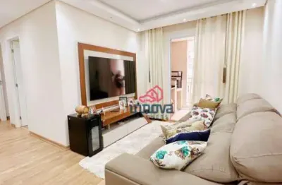 Apartamento com 3 dormitórios à venda, 77 m² por r$ 580.000,00 - jardim flor da montanha - guarulhos/sp