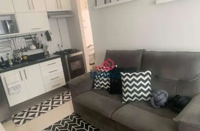 Apartamento com 1 dormitório, 32 m² - venda por r$ 213.000,00 ou aluguel por r$ 1.694,00/mês - vila nivi - são paulo/sp