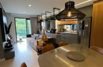 Lindo apartamento mobiliado com 81.29m2, 2 suítes na praia brava - itajaí - sc